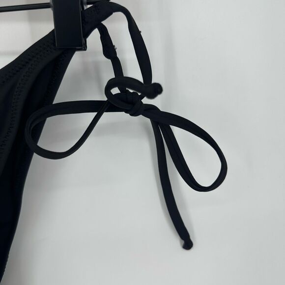 Skims swim bottoms large onyx black dippy tie bikini summer beach string nwt #h - Picture 2 of 11
